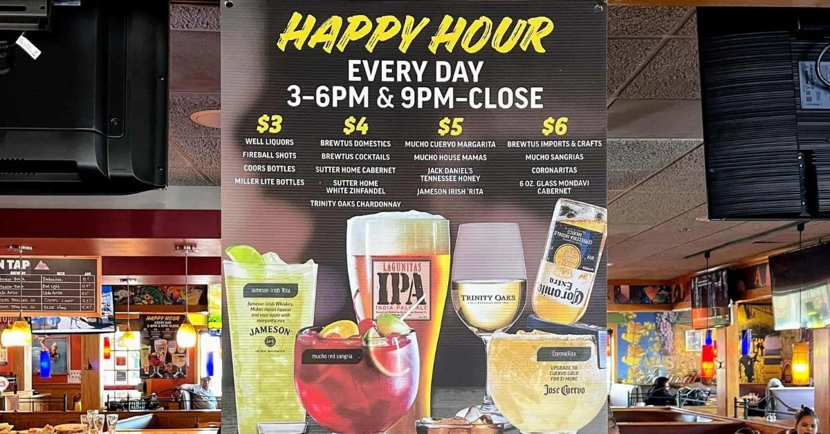 Applebee’s Happy Hour — Menu, Drinks & Deals 2025
