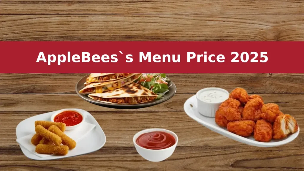 Applebee’s Menu 2025